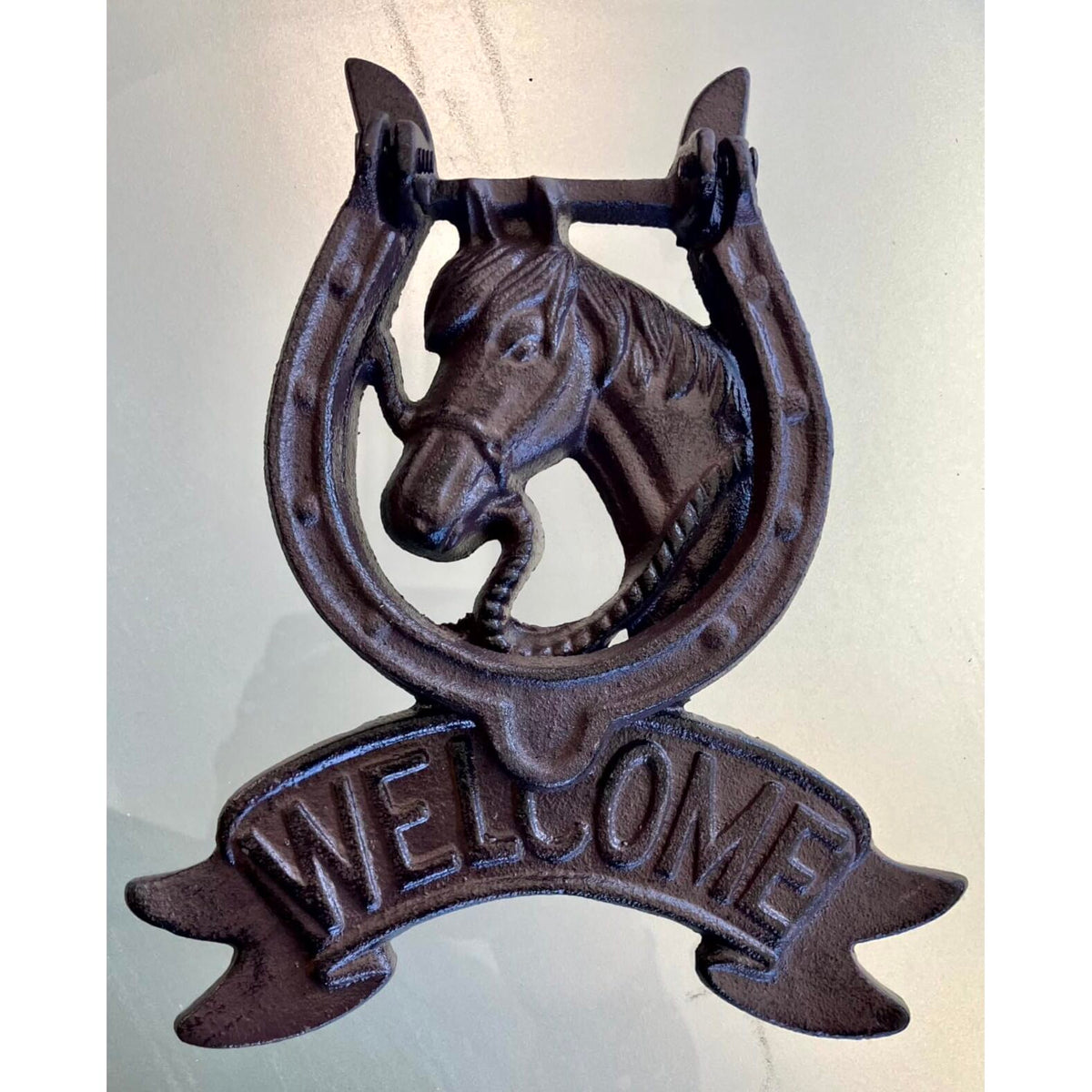 Cast Iron Horse Head Door Knocker