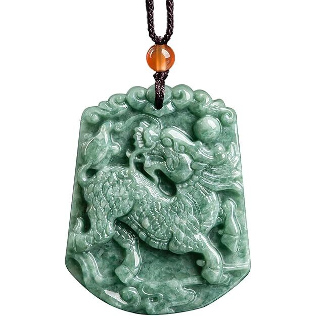 Grade A Certified Natural Jade Pendant