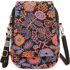 Bohemian Embroidered Mini Crossbody Bag