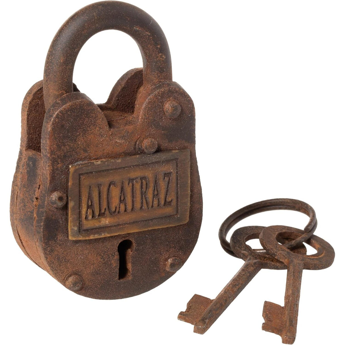 Alcatraz Cast Iron Padlock with Keys