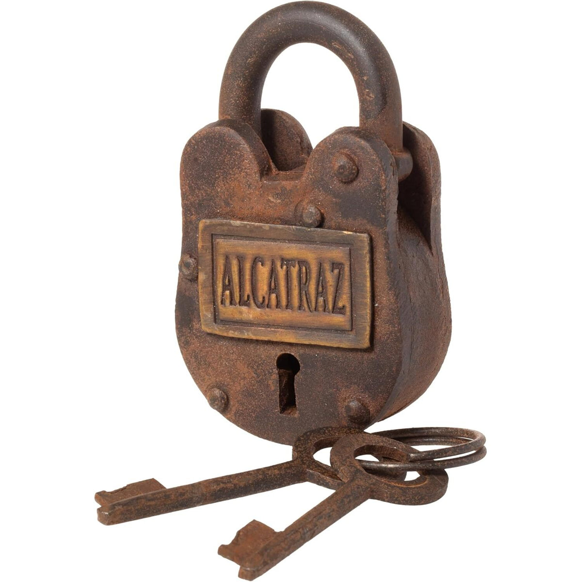 Alcatraz Cast Iron Padlock with Keys