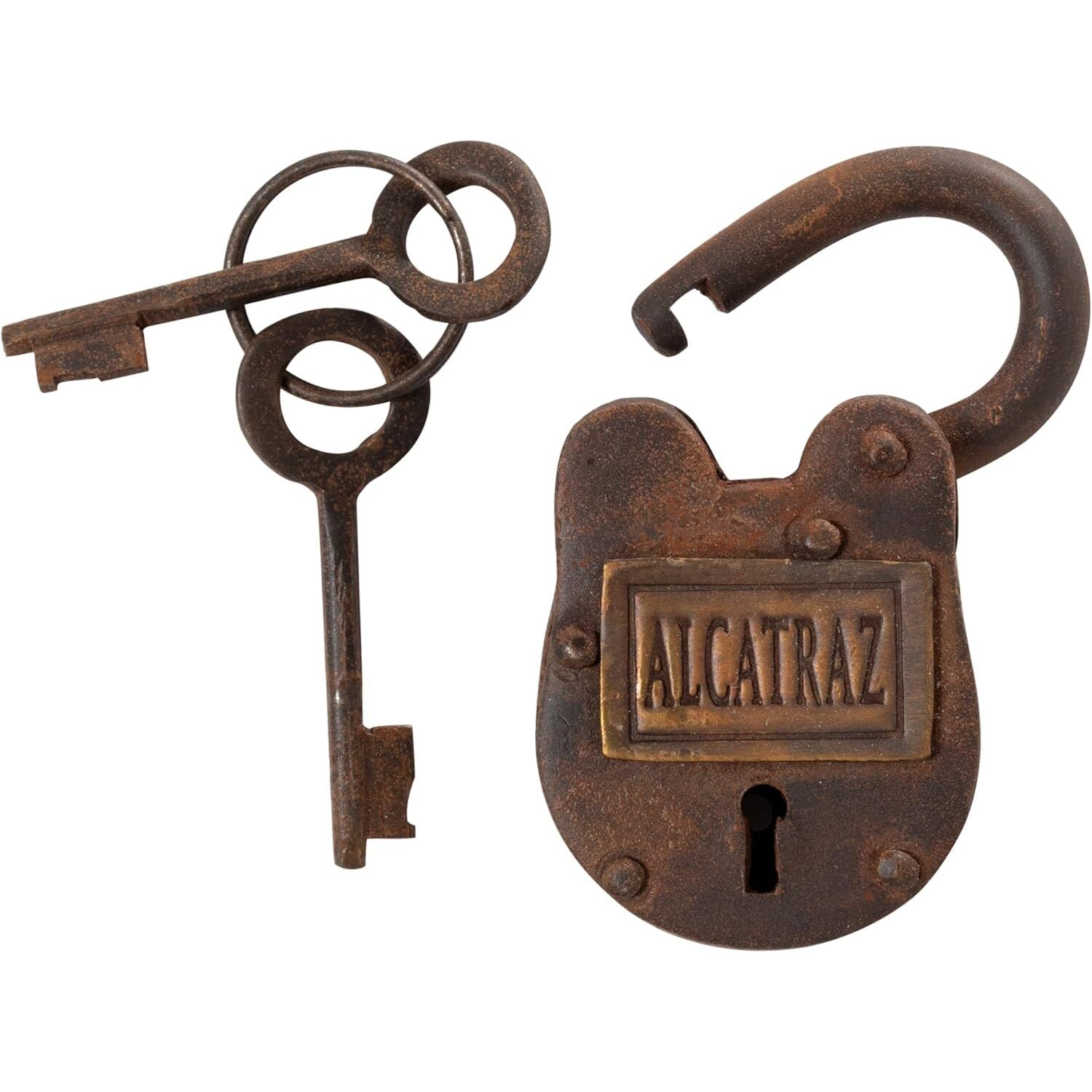 Alcatraz Cast Iron Padlock with Keys