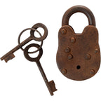 Alcatraz Cast Iron Padlock with Keys