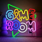 Game Room LED Neon Sign Green