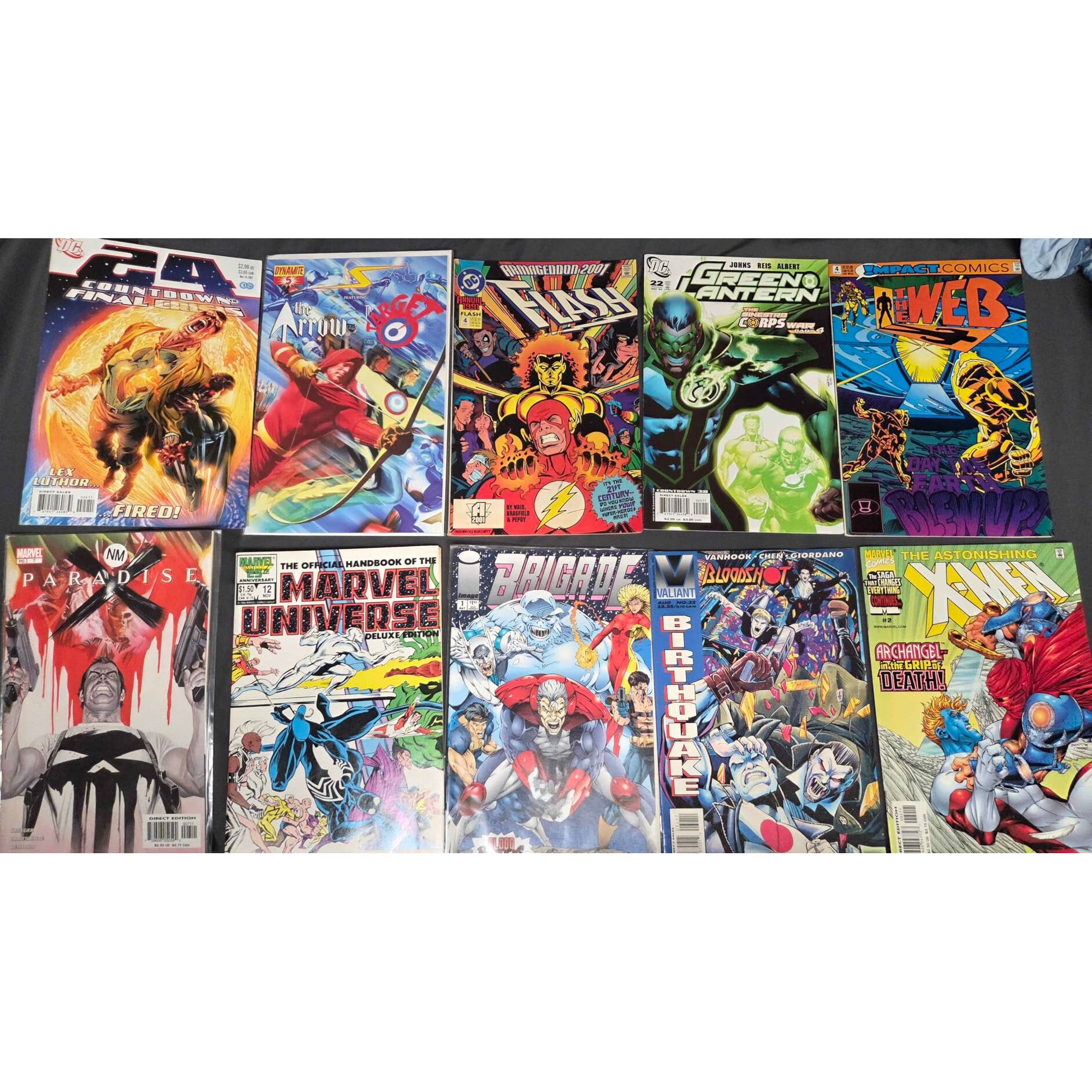 Lot of 20 Marvel & DC Comic Book Collection