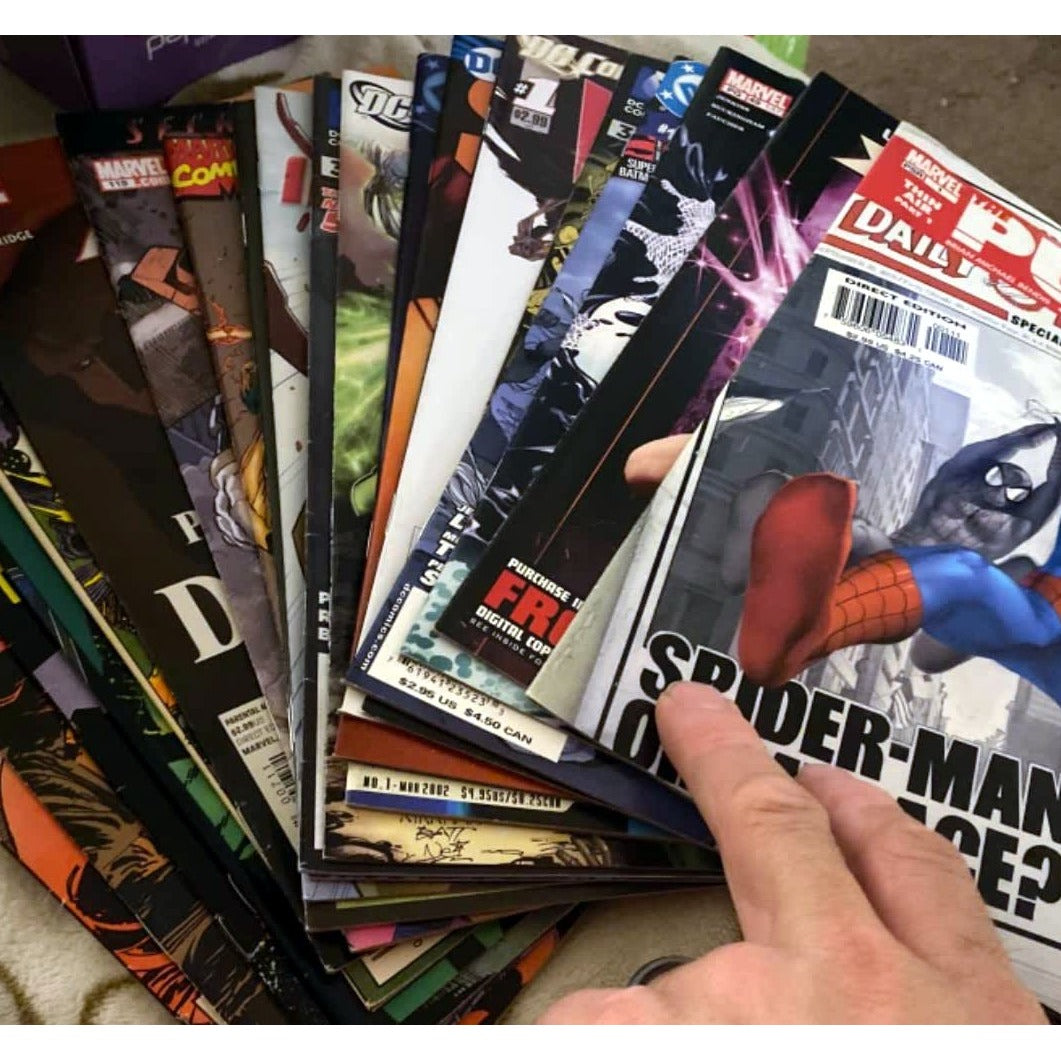 25 Comic Book Collection with Marvel, DC & Independent Titles