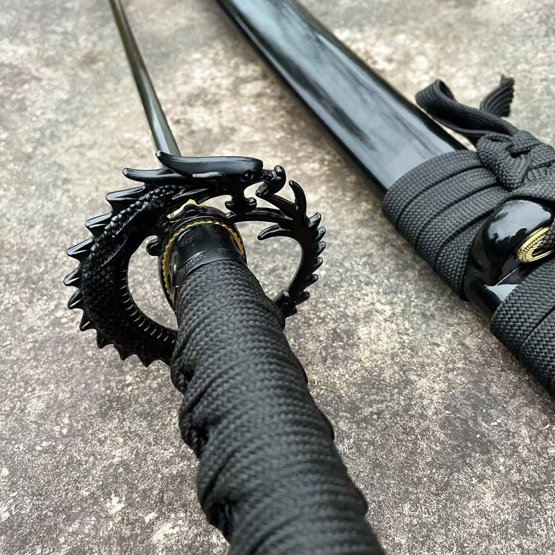 Handmade Carbon Steel Katana with Scabbard