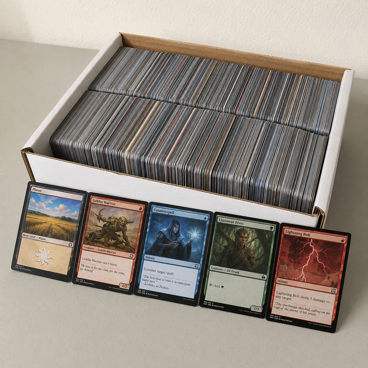 1,000 Magic The Gathering Card Lot with Rares, Foils and Tokens