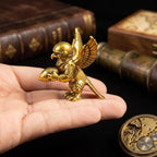 Solid Brass Football Griffin