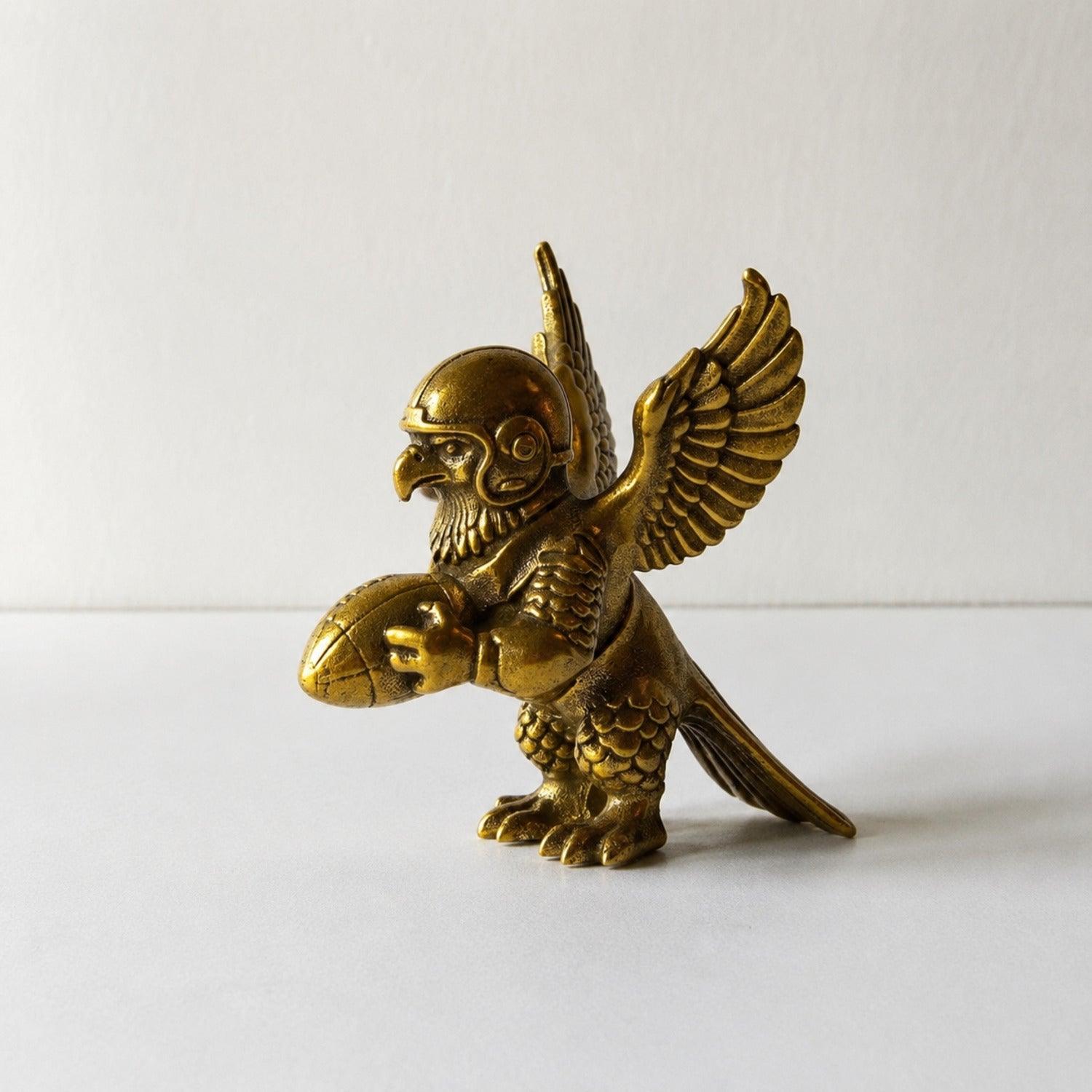 Solid Brass Football Griffin