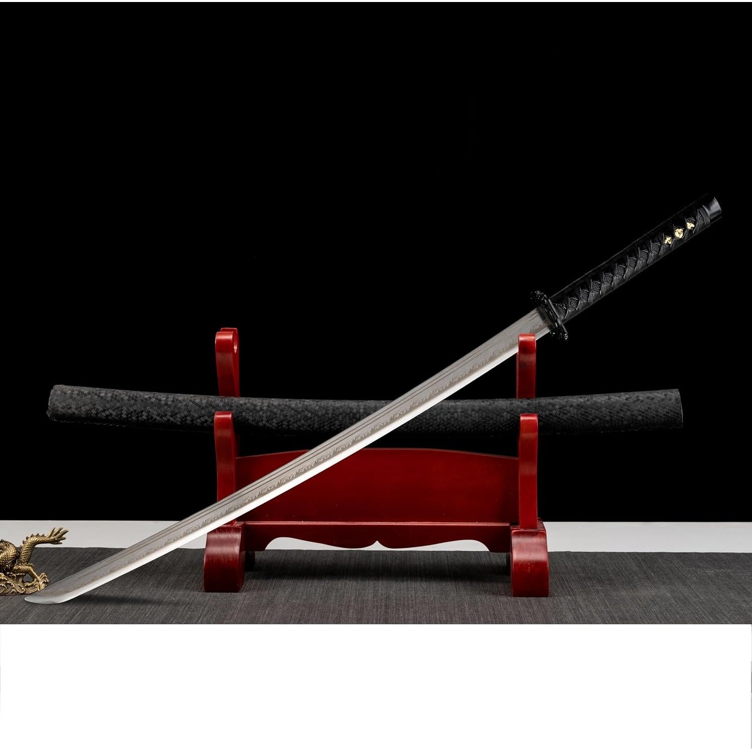 Japanese Full-Tang Carbon Steel Katana Sword