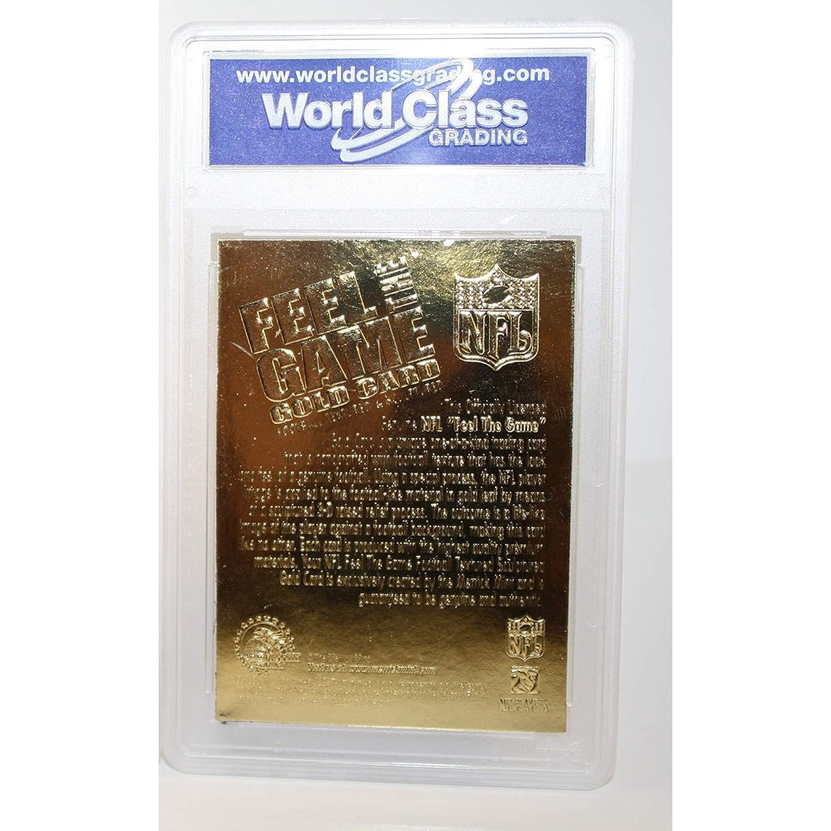 Peyton Manning Gold Card Graded GEM-MT 10