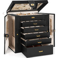 Jewelry Box Organizer with Mirror