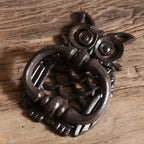European-Style Cast Iron Owl Door Knocker