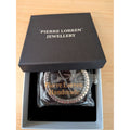 Pierre Lorren Silver Crystal Expandable Bracelet