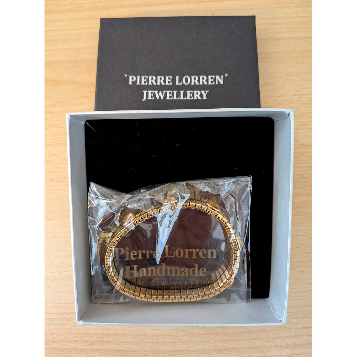 Pierre Lorren 24K Gold-Embellished Citrine Crystal Bracelet