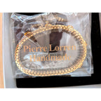 Pierre Lorren 24K Gold-Embellished Citrine Crystal Bracelet
