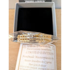 Pierre Lorren 24K Gold Citrine Swarovski Crystal Bracelet