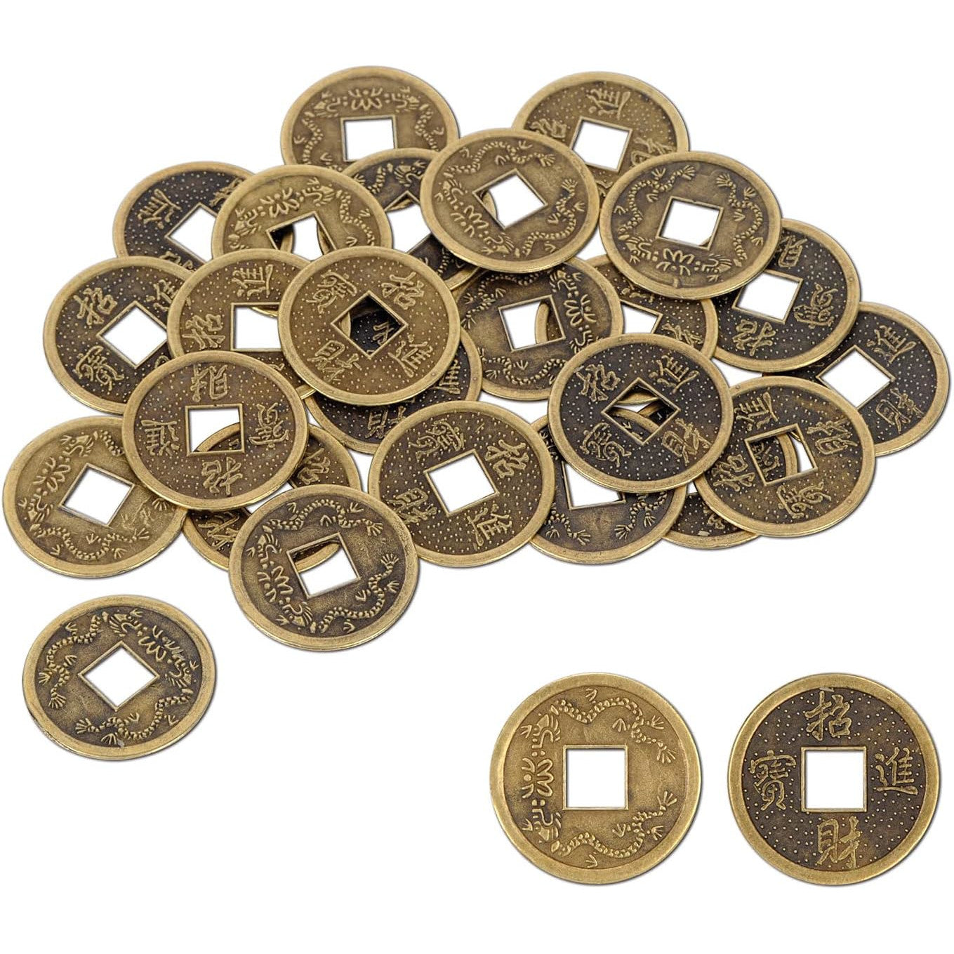 Year of the Dragon Chinese Good Luck Coins