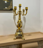 Grande Chateau Beaumont Gold Finish Candelabra