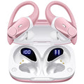 50dB ANC Wireless Sport Earbuds with Charging Case - Rose Gold