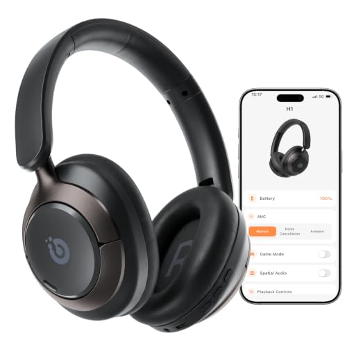 Boean Bluetooth 6.0 Active Noise Cancelling Headphones