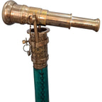 Victorian Seafarer's Telescope Walking Cane