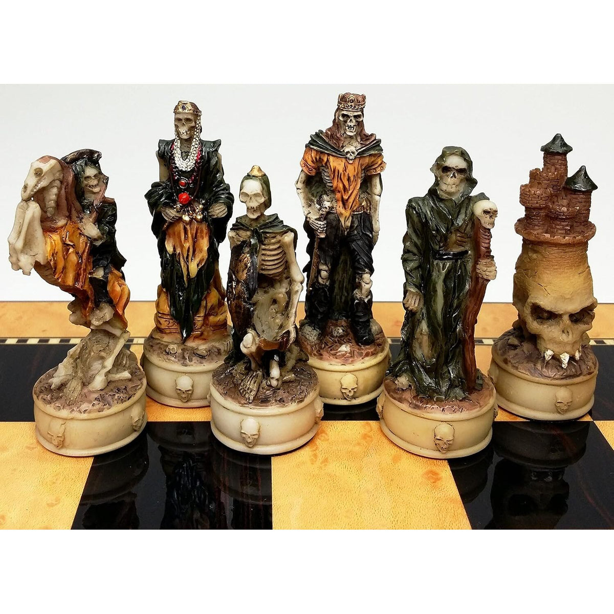 Undead Fantasy Chess Piece Set Hand Painted