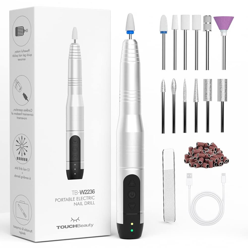 Cordless Electric Nail Drill 12-in-1 Manicure Kit
