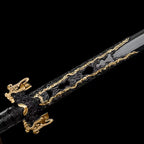 Handmade Han-Style Steel Sword with Scabbard