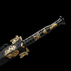 Handmade Han-Style Steel Sword with Scabbard