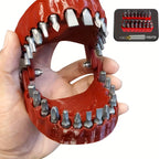 Denture Drill Bit Holder with 28 Hex Bits