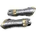 Handcrafted Medieval Brass Gauntlets
