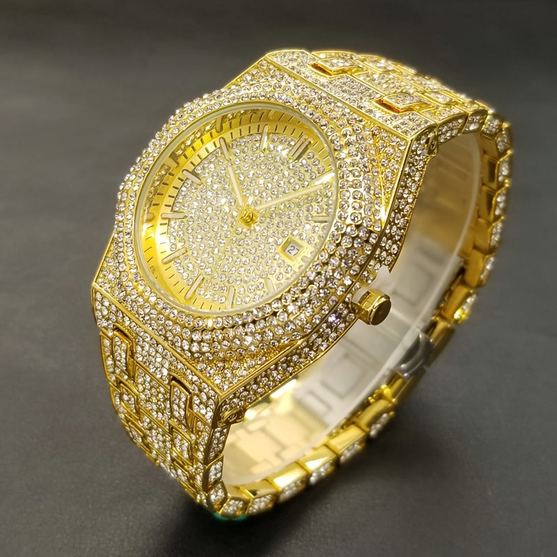 Glam Cuban Link Quartz Watch