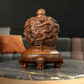 Nine Dragons Qiankun 360° Rotating Sculpture