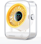 Rechargeable USB Desk Fan with 100 Speeds & Digital Display