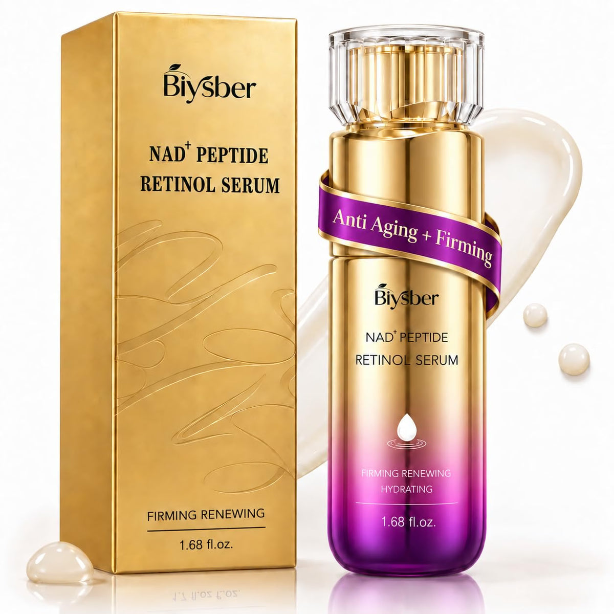 Retinol Face Serum with Peptides & NAD+ Complex