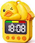 Cute Duck Rechargeable Shower Timer with Suction Cup