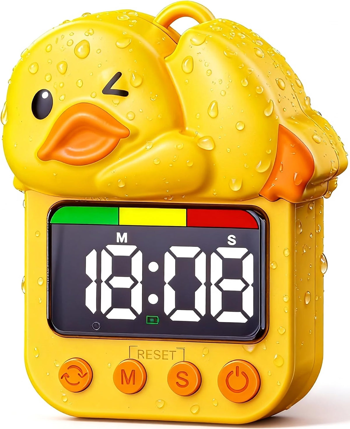 Cute Duck Rechargeable Shower Timer with Suction Cup
