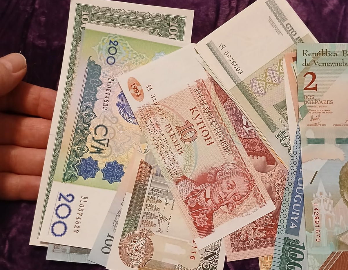 25-Piece World Banknote Collection