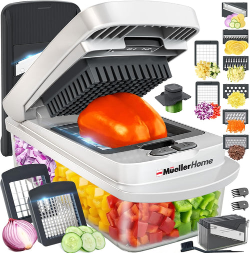 Mueller 10-in-1 Vegetable Chopper & Mandoline Slicer