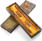 2 Pairs Dragon & Phoenix Wooden Chopsticks Gift Set