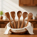 6-Piece Wooden Kitchen Utensil Set