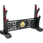 Black Wood Dragon Sword Display Stand