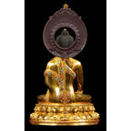 Tibetan Gold Plated Sakyamuni Buddha