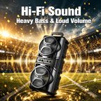 8500W Portable Wireless Speaker with Subwoofer and LED Lights