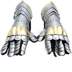 Handcrafted Medieval Brass Gauntlets
