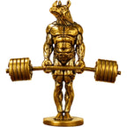 Solid Brass Bodybuilding Rhino