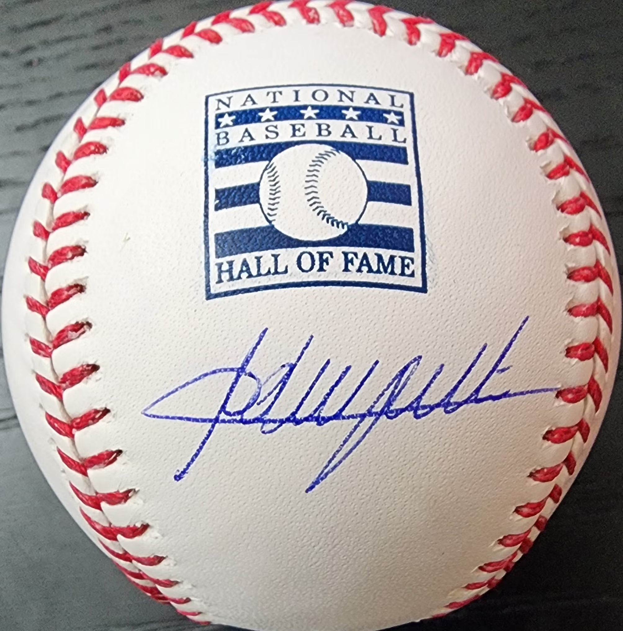 Adrián Beltré Autographed HOF Baseball with COA