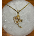 Dragon Pendant 18K Gold-Plated Necklace